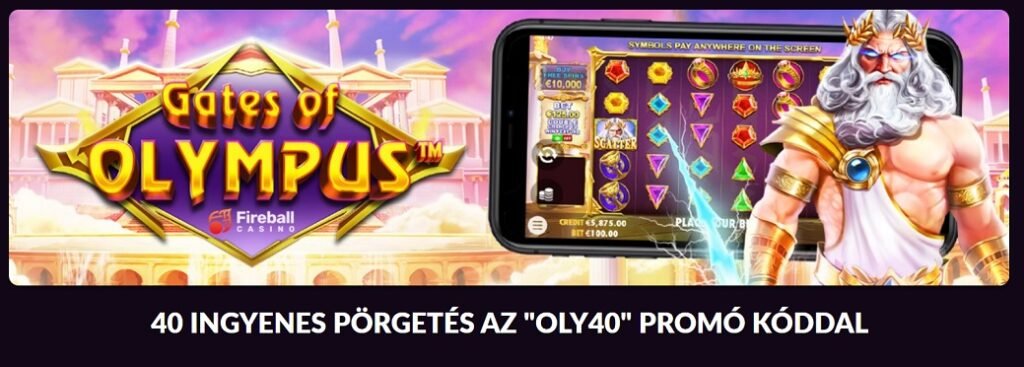 Fireball Kaszinó 40 Ingyenes Pörgetés befizetés nélküli bónusz
